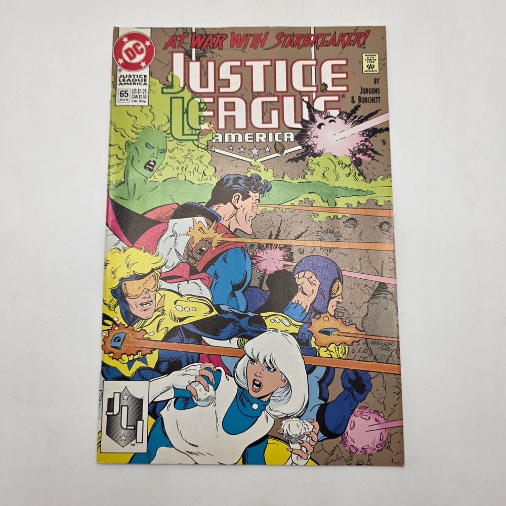 DC Comics Justice League America 65 Starbreaker Superman Dan Jurgens 1992